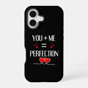 Coque iPhone 16 You + Me = Perfection - Mignonne Conception Couple