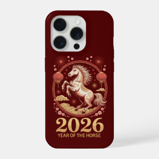 Coque iPhone 15 Pro 2026 Year Of Horse Chinese New Year Zodiac 