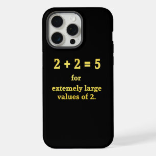 Coque iPhone 15 Pro Max 2 + 2 = 5 Blague de maths drôle