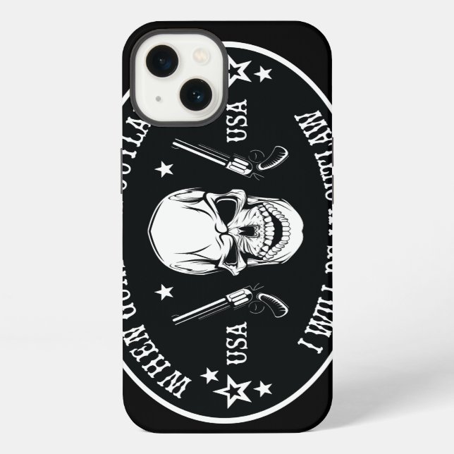 Coque iPhone 2e amendement Coussin de jet (Verso)