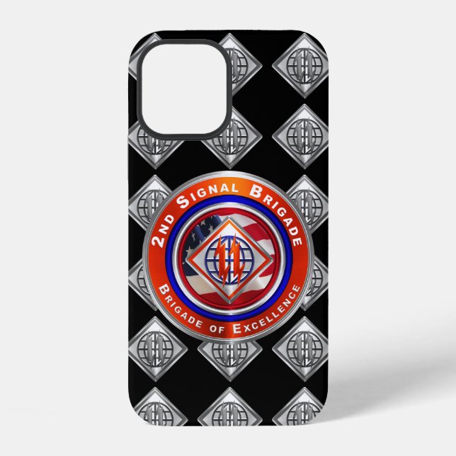 Coque iPhone 2e brigade de transmissions de théâtre (Verso)