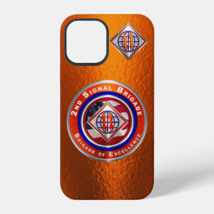 Coque iPhone 12 2e Brigade de transmissions de théâtre personnalis