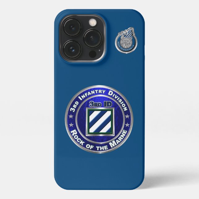 Coque iPhone 3e division d'infanterie (Verso)