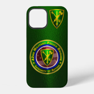 Coque iPhone 12 42e brigade de police militaire personnalisée