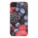 Coque iPhone 4 Case-Mate Fruit Berries Anniversaire Douche Amour Destiny (Dos)