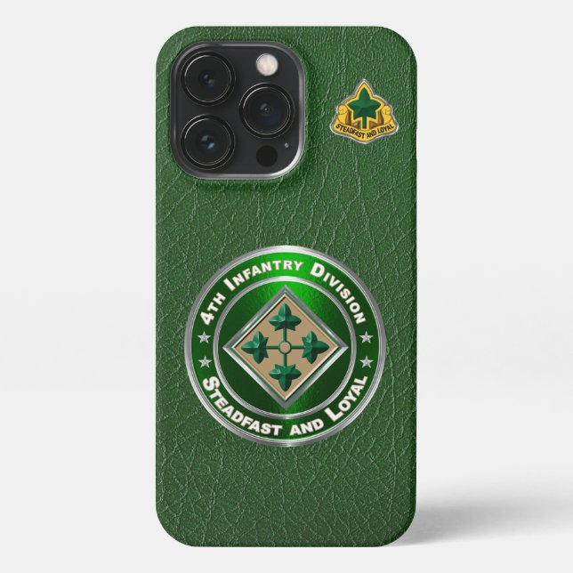 Coque iPhone 4e division d'infanterie (Verso)
