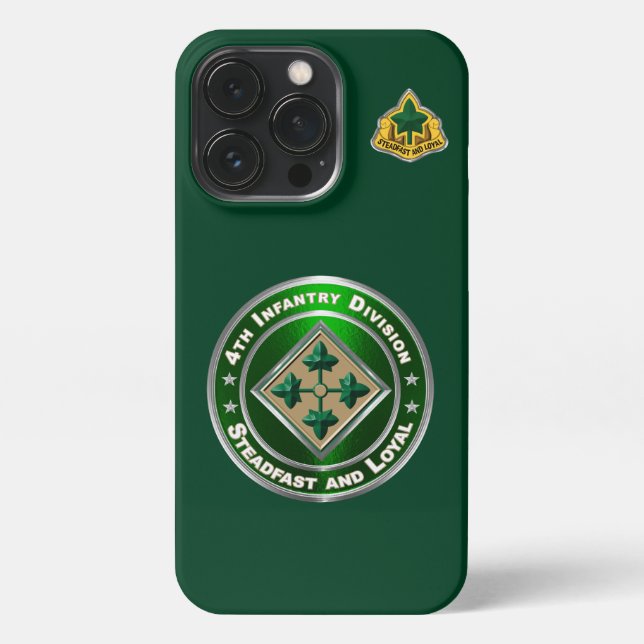 Coque iPhone 4e division d'infanterie (Verso)