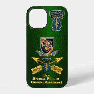 Coque iPhone 12 5th Groupe des Forces Spéciales Airborne Personnal