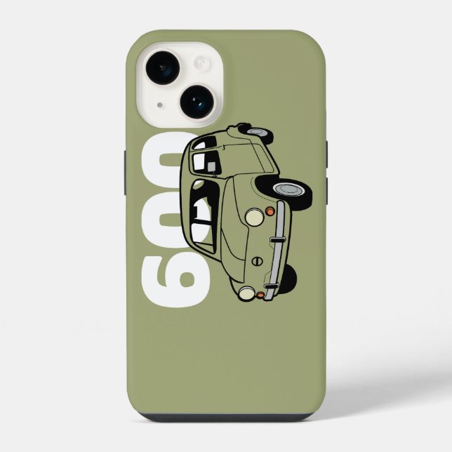 Coque iPhone 600 vert v2 (Verso)