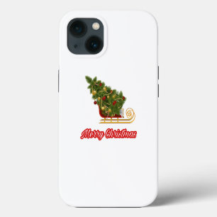 Etui iPhone 13 62.Ho Ho Ho visage de rire de père noël joyeux noë