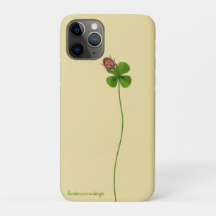 coque iPhone 6/6 avec trèfle à quatre feuilles et