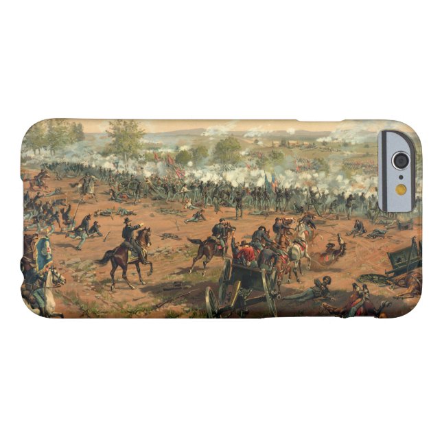 Coque iPhone 6 Barely There Bataille Gettysburg Hancock chez Gettysbug (Dos Horizontal)
