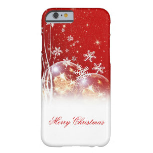 Coque iPhone 6 Barely There Belle illustration festive "Joyeux Noël"