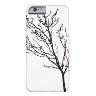 Coque iPhone 6 Barely There Branches de l'arbre noir Ciel blanc