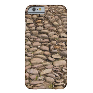 Coque iPhone 6 Barely There Cobblestones Stable Courtyard Cotehele Cornwall UK