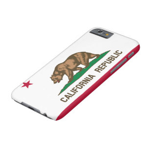 Coque iPhone 6 Barely There Indicateur d'État de la République de Californie