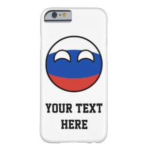 Coque iPhone 6 Barely There La Russie Geeky tendante drôle Countryball