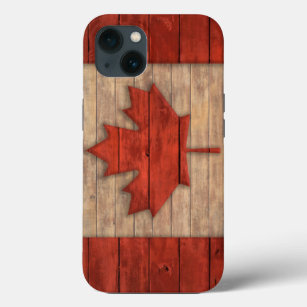 Etui iPhone Case-Mate Le drapeau vintage du Canada a affligé la