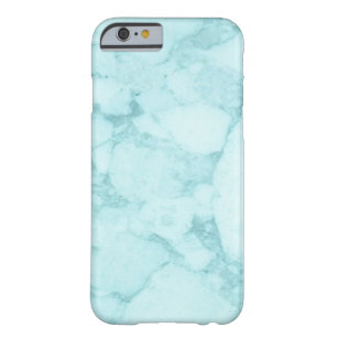 Coque iPhone 6 Barely There Marbre bleu-clair