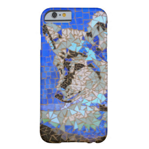 Coque iPhone 6 Barely There Mosaïque du loup