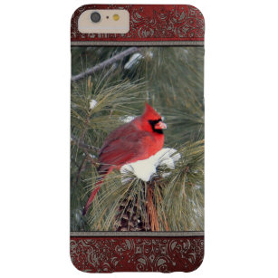 Coque iPhone 6 Plus Barely There Cardinal dans la neige