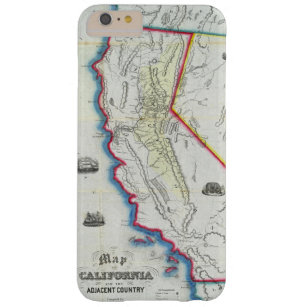 Coque iPhone 6 Plus Barely There Carte de la Californie