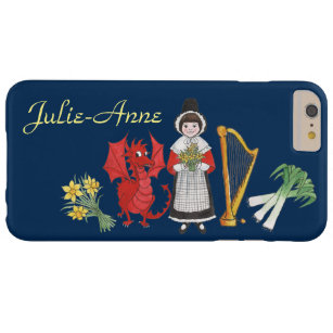 Coque iPhone 6 Plus Barely There Costume gallois et Emblems Blue iPhone 6 Plus Coqu
