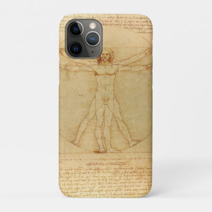 Coque iPhone 11 Pro Iconic Leonardo da Vinci Homme vetruvien