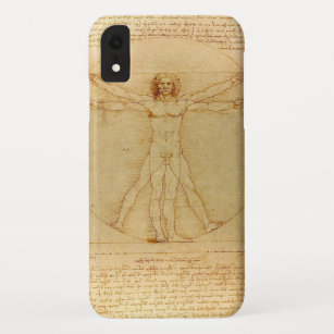 Coque Pour iPhone XR Iconic Leonardo da Vinci Homme vetruvien