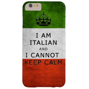 Coque iPhone 6 Plus Barely There je suis Italien et je ne peux pas garder le calme 
