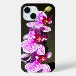 Coque Pour iPhone 15 Orchidées roses