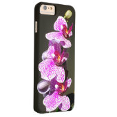 Coque iPhone 6 Plus Barely There Orchidées roses (Dos/Droite)