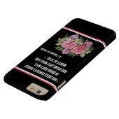 Coque iPhone 6 Plus Barely There St Therese peu de fleurs de roses de rose de fleur (Bas)