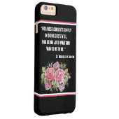 Coque iPhone 6 Plus Barely There St Therese peu de fleurs de roses de rose de fleur (Dos/Droite)