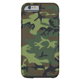 Coque iPhone 6 Tough Camouflage vert militaire