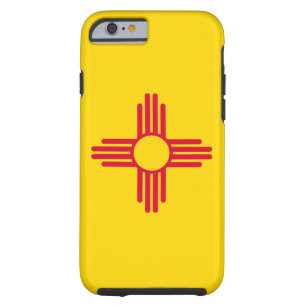 Coque iPhone 6 Tough Conception de drapeau d'état du Nouveau Mexique