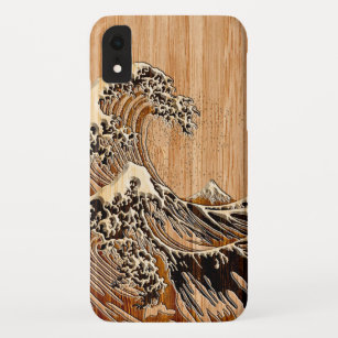 Case-Mate iPhone Case Le style en bois en bambou de grande vague de