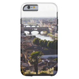 Coque iPhone 6 Tough L'Italie, Florence, le Ponte Vecchio et le fleuve
