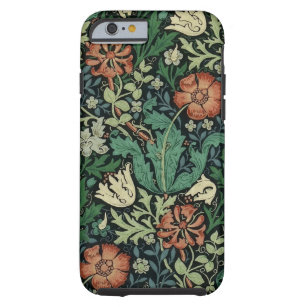 Coque iPhone 6 Tough William Morris Compton Floral Art Nouveau Motif
