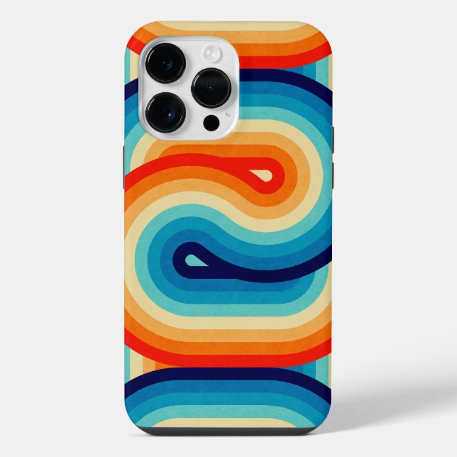 Coque iPhone 70s Double Wave (Verso)