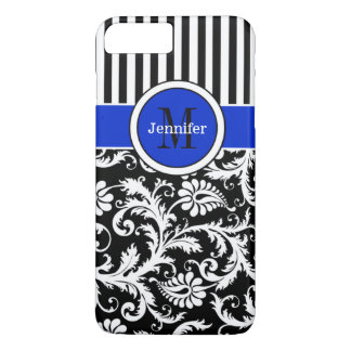 Coque iPhone 7 | Damas | Tracées | Bleu