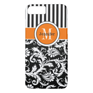 Coque iPhone 7 | Damas | Tracées | Orange