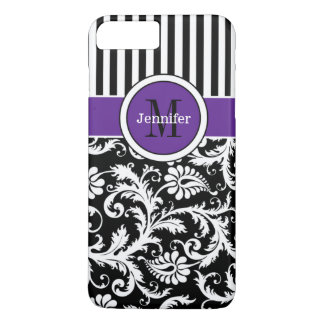 Coque iPhone 7 | Damas | Tracées | Violet