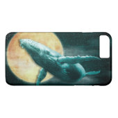 Coque iPhone 7 Plus Imaginaire baleine à bosse volant vers l'iPhone de (Dos (Horizontal))
