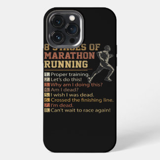 Etui iPhone 13 Pro Max 8 Stages of Marathon Running Cross Country Race