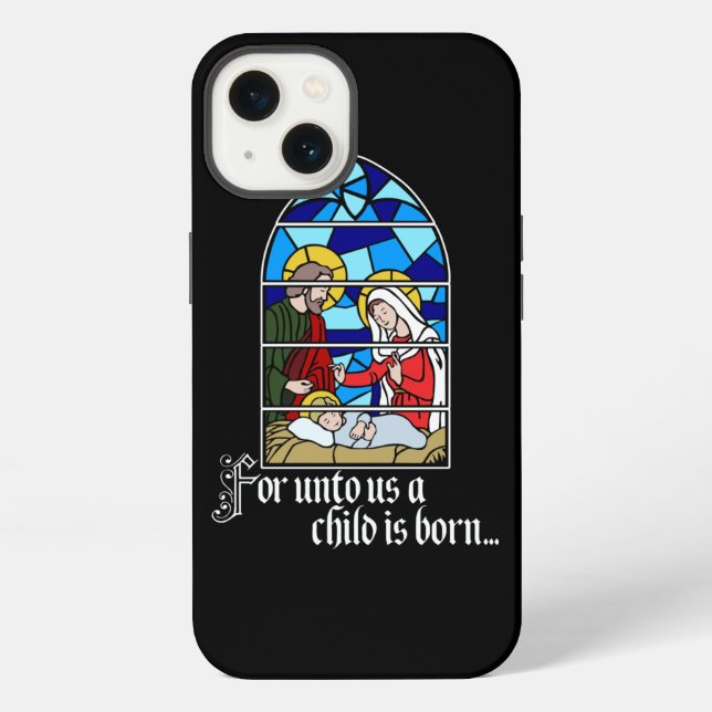 Coque iPhone A Child is born (Verso)
