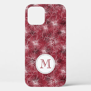 Coque iphone à fleurs de cerise de brosse