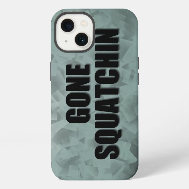Coque iPhone À la recherche de Squatch (Verso)