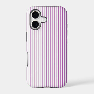 Coque iphone à rayures violettes et blanches