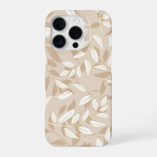 Coque iPhone 16 Pro A seamless pattern featuring stylized leaves